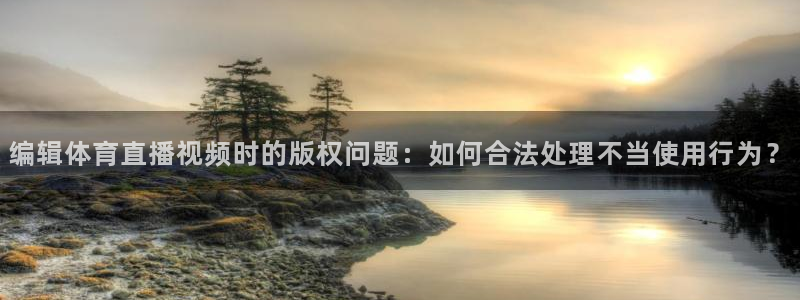 编辑体育直播视频时的版权问题：如何合法处理不当使用行为？